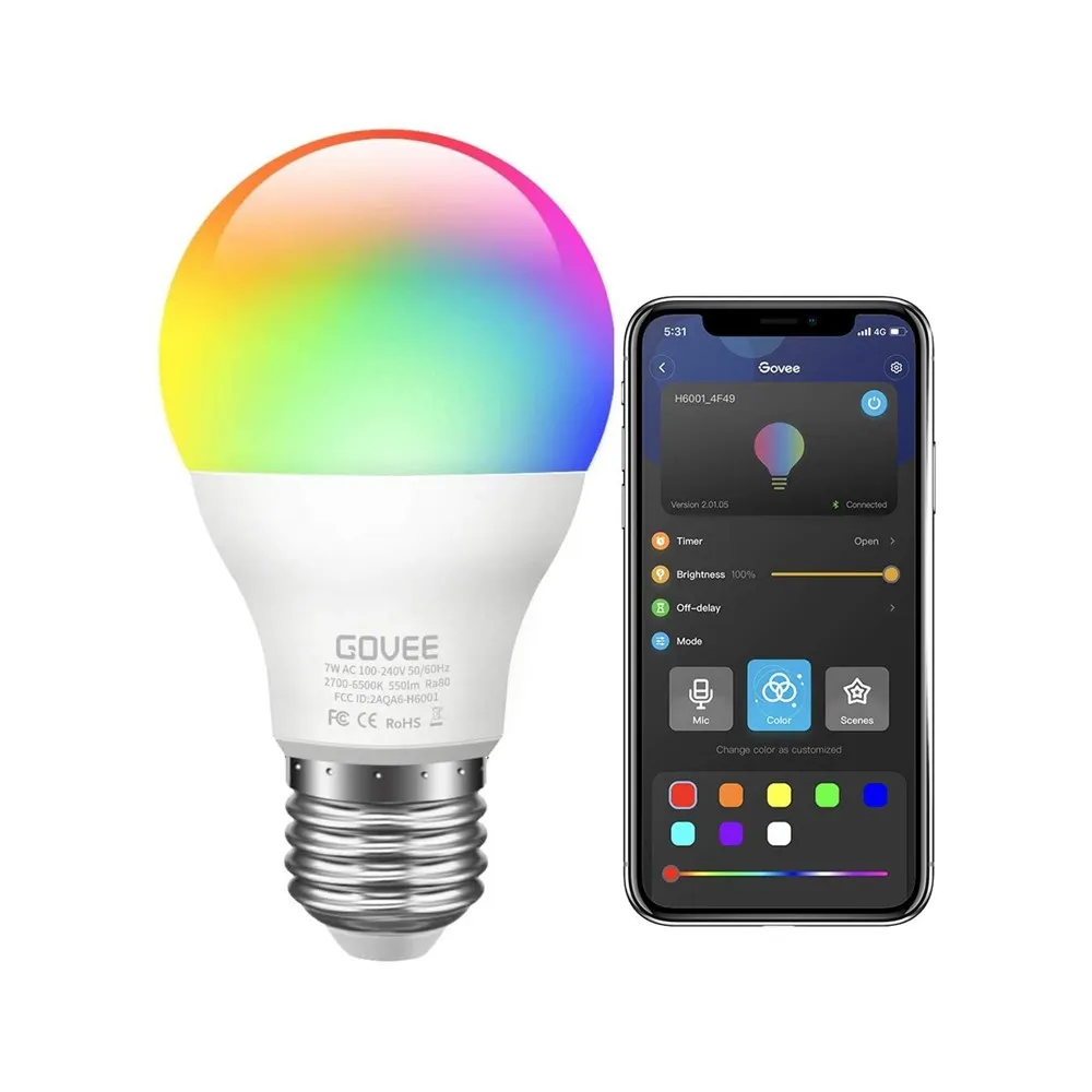 Govee H6003 1-Pack Inteligentna żarówka RGBW