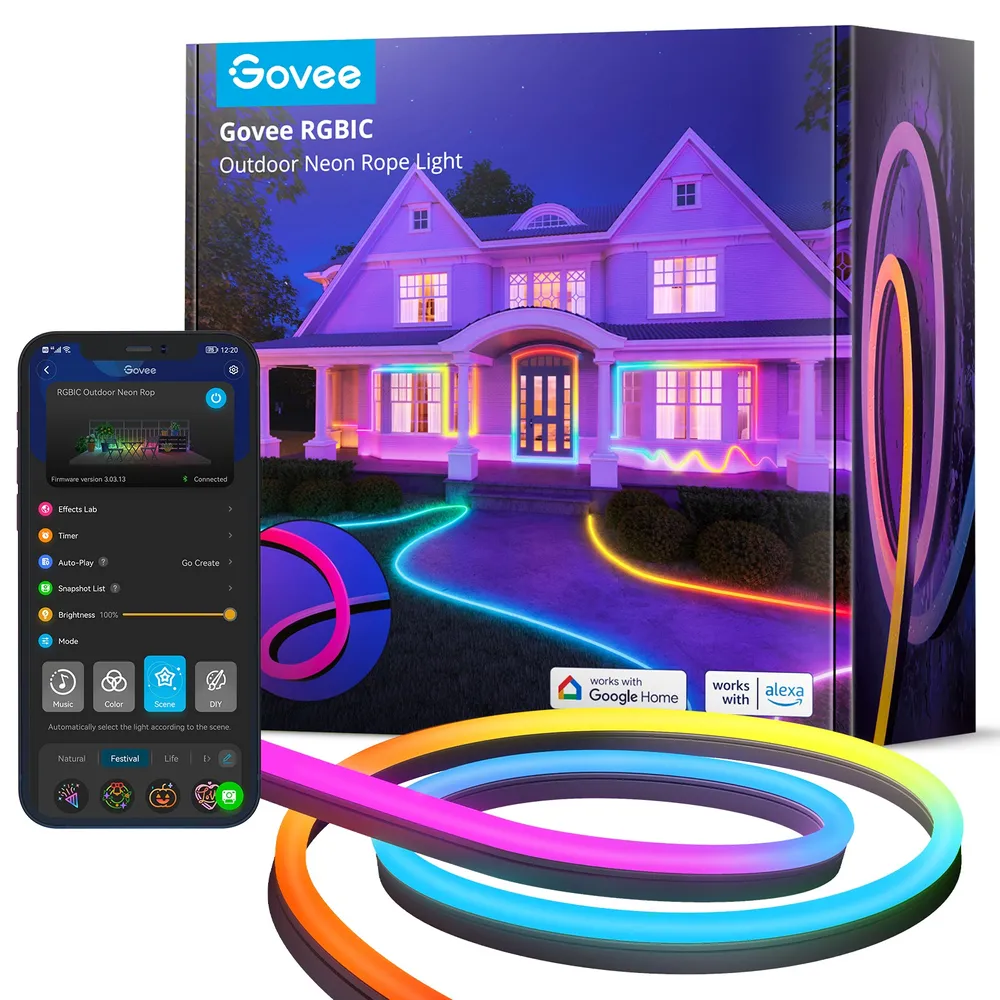 Govee H61A8 Outdoor Neon Strip Lights 10m Taśma LED