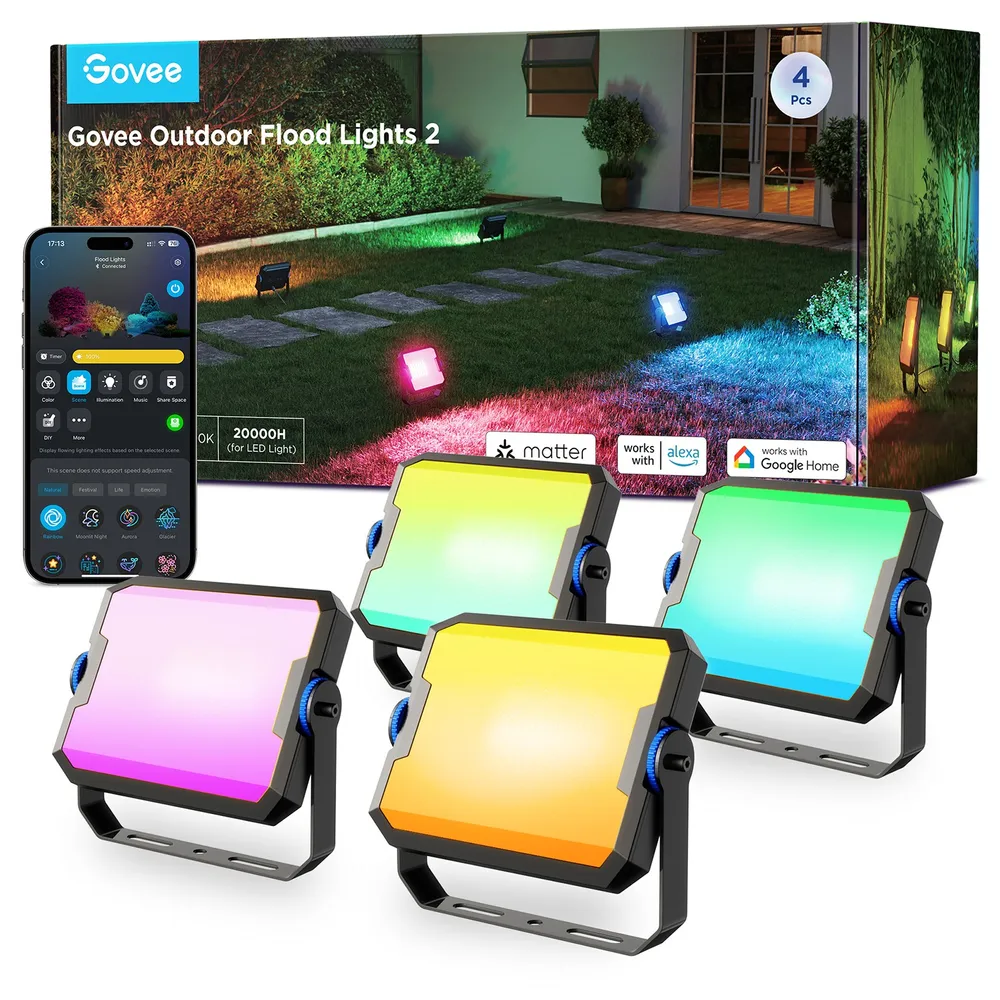 Govee H8057 Outdoor Flood Lights 2 Oświetlenie LED