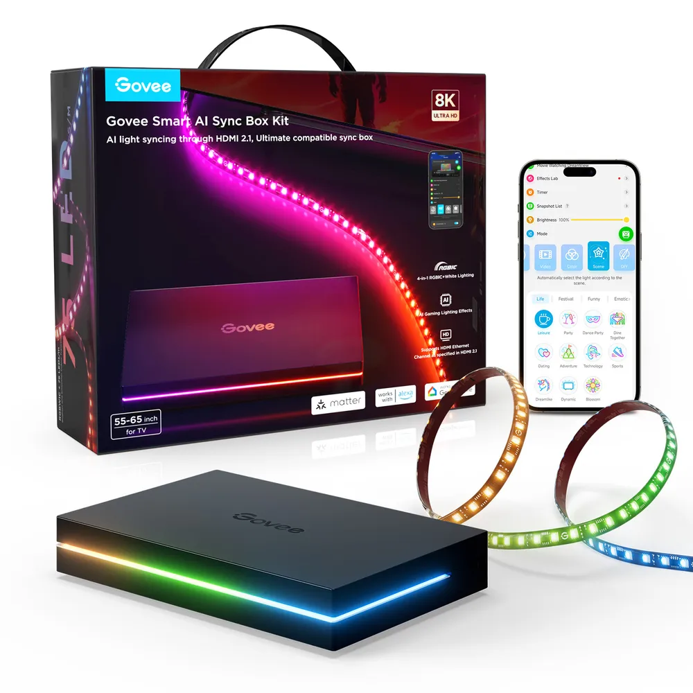 Govee H8604 AI Sync Box 2 Hub Centralka oświetlenia LED