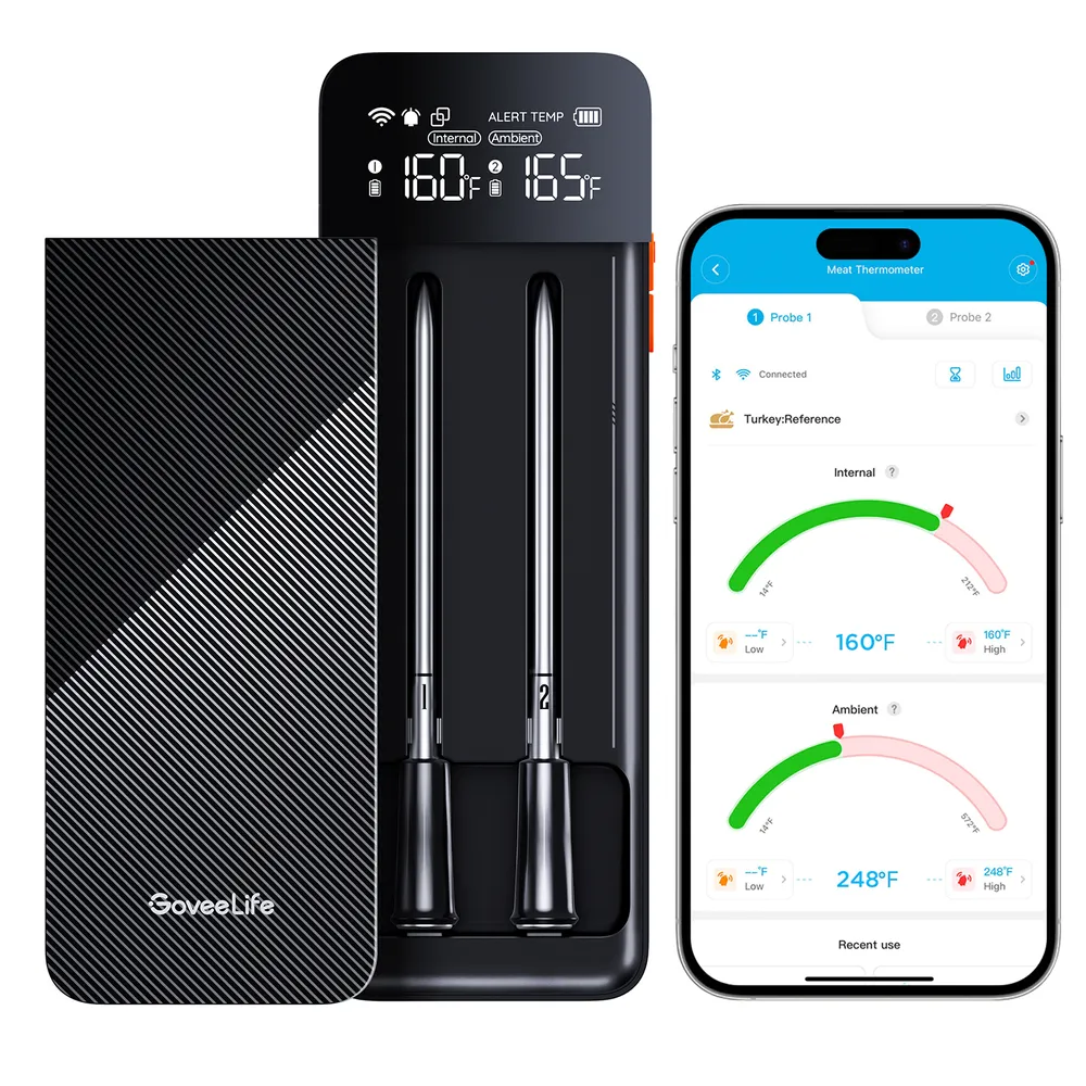 GoveeLife B5192 Smart Wireless Meat Thermometer (2-Probe) Termometr do piekarnika, grilla